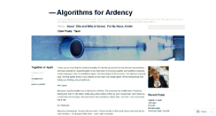 Desktop Screenshot of algorithmsforardency.wordpress.com