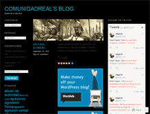 Tablet Screenshot of comunidadreal.wordpress.com