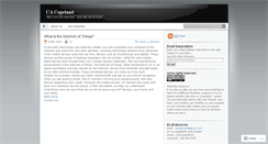 Desktop Screenshot of cacopeland.wordpress.com