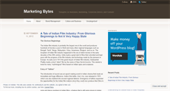 Desktop Screenshot of marketingbytes.wordpress.com