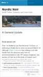 Mobile Screenshot of nordicnoir.wordpress.com