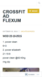 Mobile Screenshot of crossfitadflexum.wordpress.com