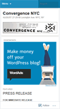 Mobile Screenshot of convergencenyc.wordpress.com