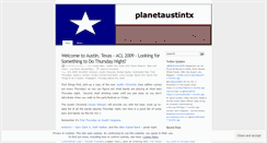 Desktop Screenshot of planetaustintx.wordpress.com