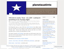 Tablet Screenshot of planetaustintx.wordpress.com