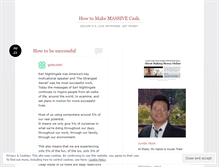 Tablet Screenshot of makemassivecash.wordpress.com