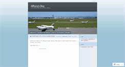 Desktop Screenshot of allflying.wordpress.com