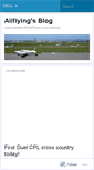 Mobile Screenshot of allflying.wordpress.com