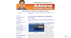 Desktop Screenshot of adrianagonzalez.wordpress.com