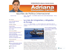 Tablet Screenshot of adrianagonzalez.wordpress.com