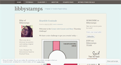 Desktop Screenshot of libbystamps.wordpress.com