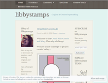 Tablet Screenshot of libbystamps.wordpress.com