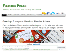 Tablet Screenshot of fletcherprince.wordpress.com