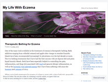 Tablet Screenshot of lifewitheczema.wordpress.com