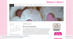 Desktop Screenshot of melinasbistro.wordpress.com