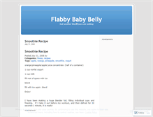 Tablet Screenshot of flabbybabybelly.wordpress.com