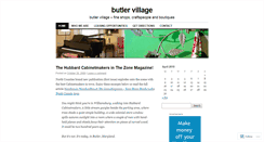 Desktop Screenshot of butlervillage.wordpress.com