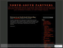 Tablet Screenshot of northsouthpartner.wordpress.com