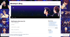 Desktop Screenshot of minkittye.wordpress.com