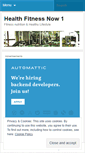 Mobile Screenshot of healthfitnessnow1.wordpress.com