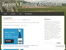 Tablet Screenshot of jgorunning.wordpress.com