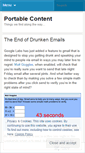 Mobile Screenshot of portablecontent.wordpress.com