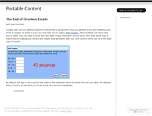 Tablet Screenshot of portablecontent.wordpress.com