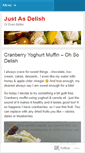 Mobile Screenshot of justasdelish.wordpress.com