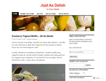 Tablet Screenshot of justasdelish.wordpress.com