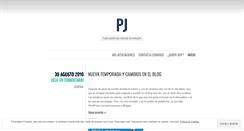 Desktop Screenshot of pjmp.wordpress.com