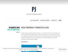 Tablet Screenshot of pjmp.wordpress.com
