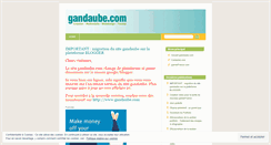 Desktop Screenshot of gandaube.wordpress.com