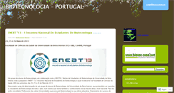 Desktop Screenshot of biotecnologiaportugal.wordpress.com