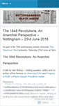 Mobile Screenshot of nottsblackarrow.wordpress.com