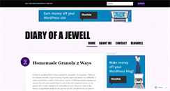 Desktop Screenshot of diaryofajewell.wordpress.com