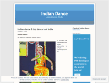 Tablet Screenshot of indian2dance.wordpress.com