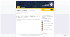 Desktop Screenshot of kaalkop.wordpress.com