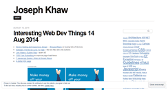 Desktop Screenshot of jkhk.wordpress.com