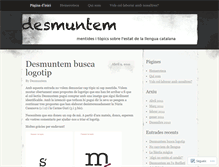 Tablet Screenshot of desmuntem.wordpress.com