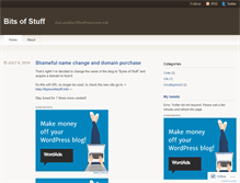 Tablet Screenshot of bitsofstuff.wordpress.com