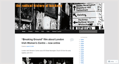 Desktop Screenshot of hackneyhistory.wordpress.com