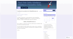 Desktop Screenshot of celtaatletismo.wordpress.com