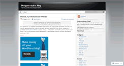 Desktop Screenshot of designerstyle.wordpress.com