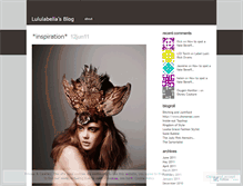 Tablet Screenshot of lululabella.wordpress.com