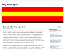 Tablet Screenshot of aboutspain.wordpress.com