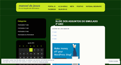 Desktop Screenshot of manoeljsc.wordpress.com