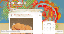 Desktop Screenshot of ginamiracle.wordpress.com