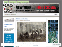 Tablet Screenshot of nyfightscene.wordpress.com
