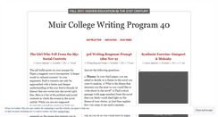 Desktop Screenshot of muirwritingting.wordpress.com