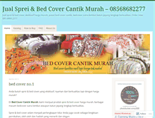 Tablet Screenshot of bedcovercantikmurah.wordpress.com